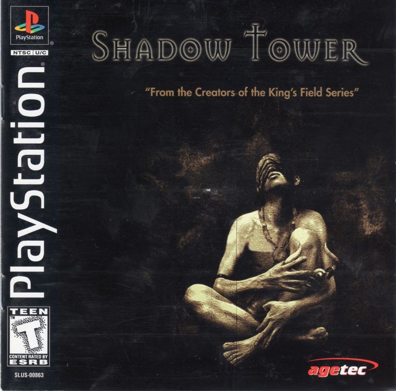 Shadow Tower box art for Playstation